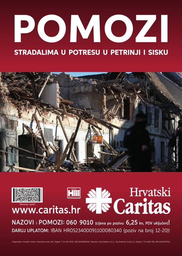 Read more about the article Poziv biskupa Radoša na pomoć stradalima u potresu