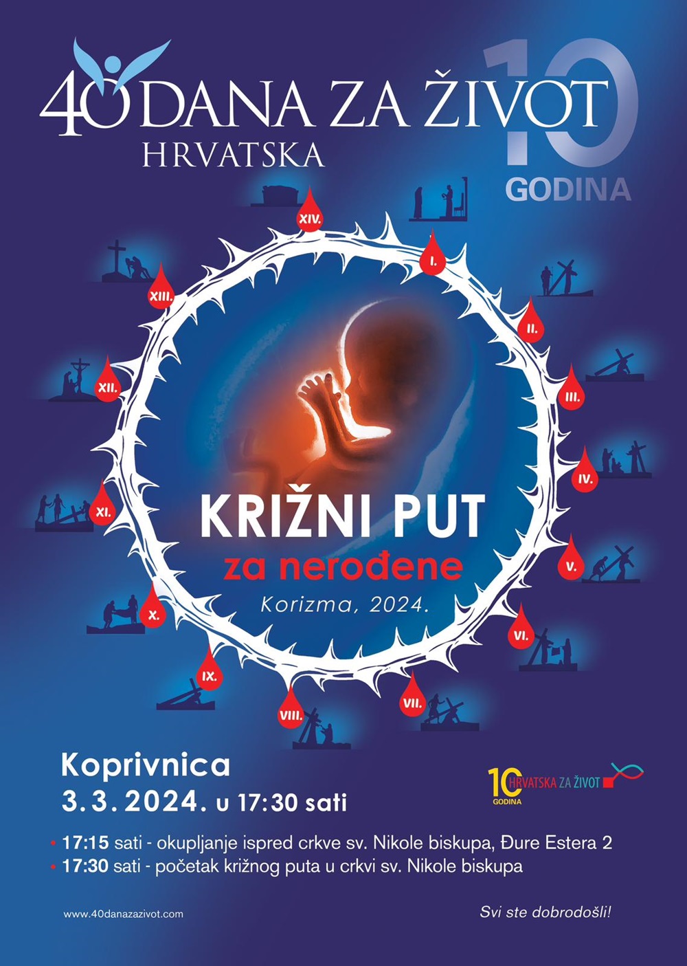 Read more about the article Križni put  – 40 dana za život