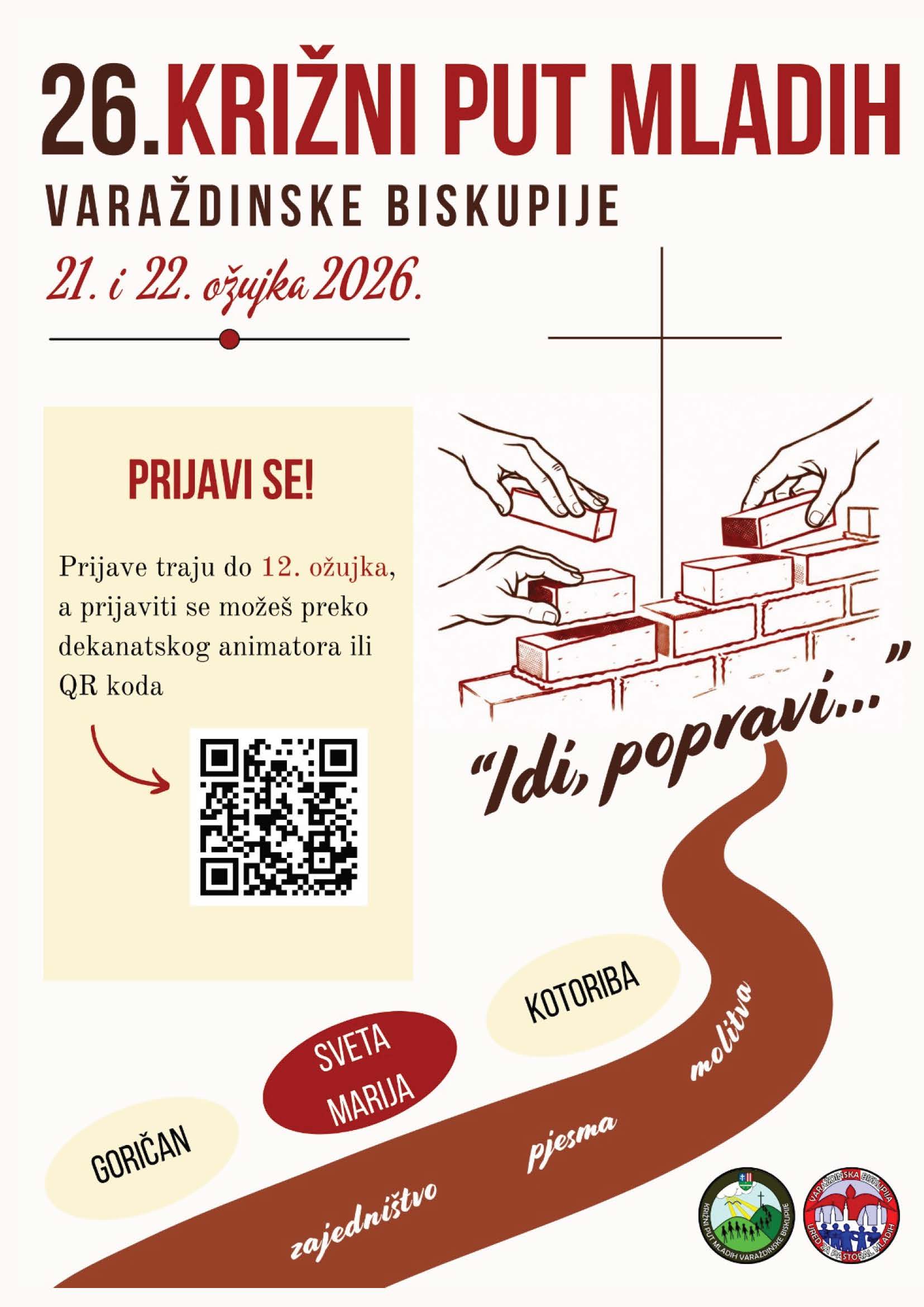 Read more about the article Križni put mladih Varaždinske biskupije