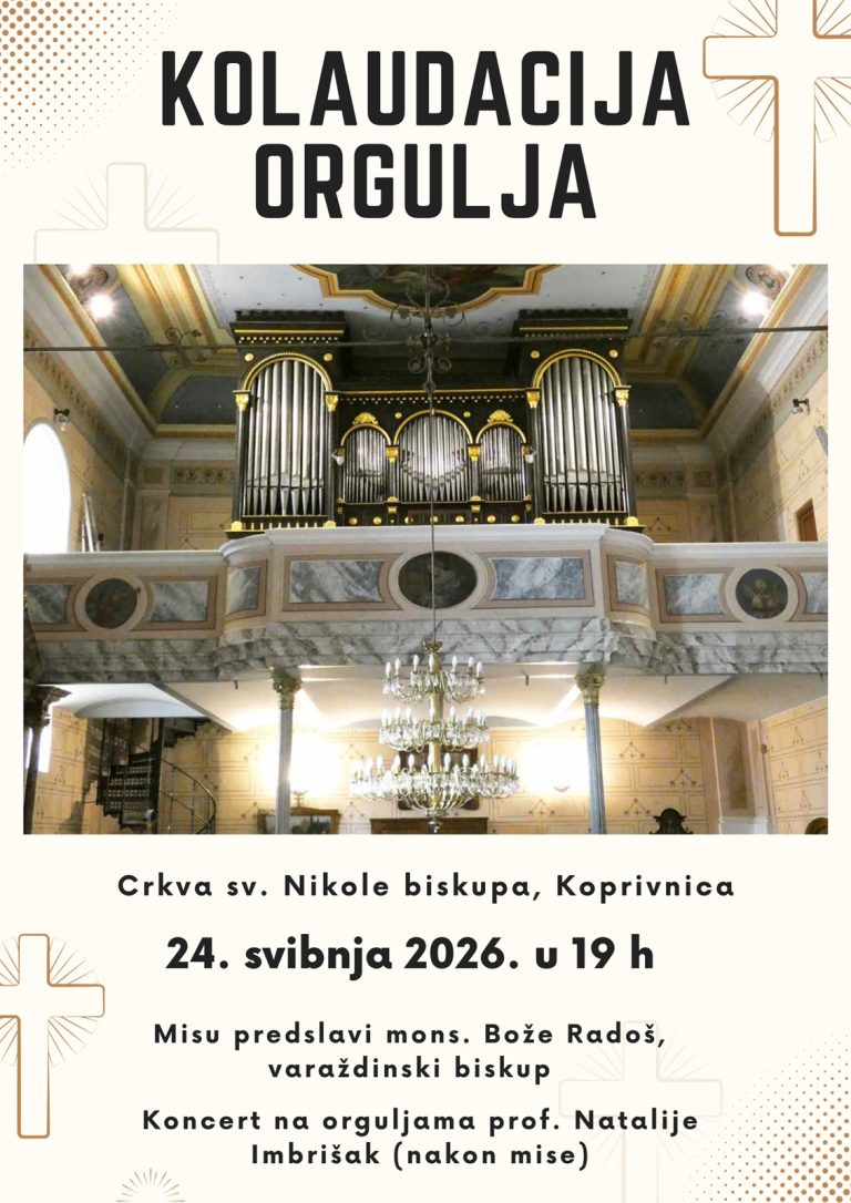 Pročitajte više o članku Najava – Kolaudacija orgulja